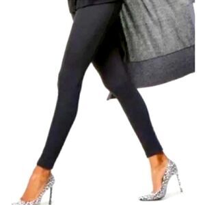 CAbi Zip Back Ponte Jersey Knit Leggings Black M